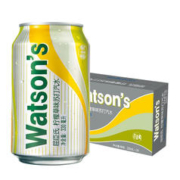 watsons 屈臣氏 苏打水柠檬草味 330ml*24罐