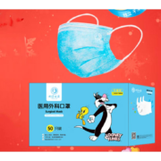 PLUS会员、概率券：科美丽康 医用外科口罩 1只/袋共50袋/盒 独立包装