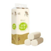 需首单：清风 无芯卷纸 整箱原色 4层75克＊10卷