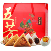 五芳斋中华老字号 端午节粽子礼盒嘉兴肉粽子礼品礼物棕子蛋黄肉粽 五芳悦情1360克(蛋粽礼盒)