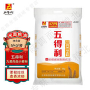 五得利 中筋面粉 家庭多用途麦芯粉 包子馒头手擀面小麦粉 九星尚品小麦粉5kg