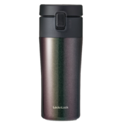 乐扣乐扣（LOCK&LOCK） 鎏金弹跳配茶网316不锈钢外带保温杯 LHC3280BLK-360ml黑