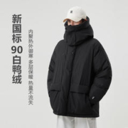 YANXUAN 网易严选 抗-20℃ 高领互脖舒暖面包羽绒服 茶棕 XL（180/100A）