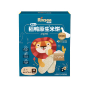 禾泱泱稻鸭原生米饼宝宝零食磨牙饼干无添加盐白砂糖6个月32g*1盒