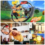 任天堂 香港直邮 日版 任天堂 Switch NS游戏 健身环大冒险 中文 全新