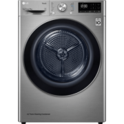 LG9KG家用原装进口双转子变频热泵烘干机 可遥控 除菌除螨 冷凝器自清洁 银色RC90V9EV2W 以旧换新