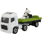 多美（TAKARA TOMY）多美卡合金仿真小汽车模型儿童玩具3号动物大熊猫搬运车438908CN