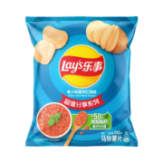PLUS会员、概率券：乐事（Lay's）薯片 休闲零食 意大利香浓红烩味 135克*4件