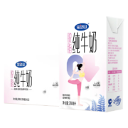 Plus会员，概率券:完达山脱脂型纯牛奶 250ml×16盒