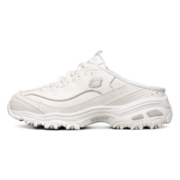 SKECHERS斯凯奇女鞋厚底增高老爹鞋舒适耐磨穆勒鞋拖鞋时尚百搭小白鞋 白色/WHT 37