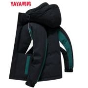 京东百亿补贴： YAYA 鸭鸭 YE3B731952D-1 情侣户外工装风羽绒服