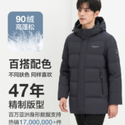 波司登经典羽绒 有型可脱卸帽 男