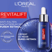 L'Oreal Paris 巴黎欧莱雅 含0.2%纯视黄醇 复颜抗皱夜间精华液30mL