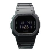 卡西欧（CASIO） G-SHOCK系列手表复古经典方块多功能时尚运动防水男表送礼推荐 磨砂黑DW-5600BB-1