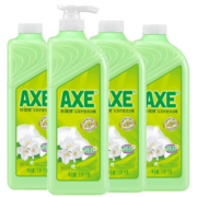 AXE斧头牌洗洁精柠檬洗涤灵厨房洗碗液果蔬餐具清洗剂 花茶 4瓶装