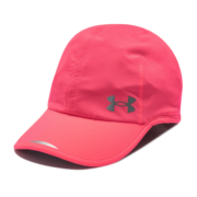 安德玛（UNDERARMOUR）Iso-chill Launch女子跑步运动轻盈梭织帽1361542 粉红色683 均码