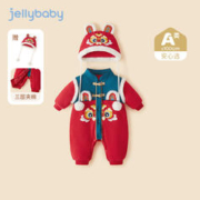 JELLYBABY 婴儿拜年夹棉连体衣