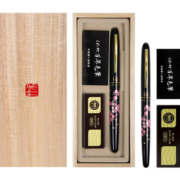 吴竹（KURETAKE）进口科学毛笔 自带墨水 莳绘物语 钢笔式毛笔 万年毛笔 教师节送礼 樱春风 DU185-315