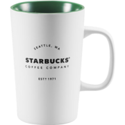 星巴克（Starbucks）经典传承陶瓷马克杯355ml经典款简约水杯泡茶杯办公室男女送礼