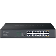 TP-LINK 16口全千兆交换机 非网管T系列 企业级交换器 监控网络网线分线器 分流器 TL-SG1016DT