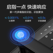 飞利浦（PHILIPS）603智能锁 指纹锁 智能门锁 密码锁经典握开防盗锁APP智控C级锁芯 603E华为版-曜石黑