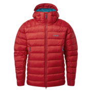 Rab 【断货王】男款800篷欧洲鹅绒羽绒服连帽保暖透气523g QDN-85 黑色 S