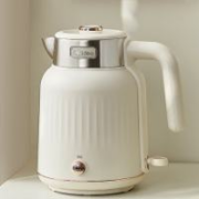 美的（Midea）电水壶烧水壶 304不锈钢 1.5L大容量双层防烫无缝内胆SH51-Q