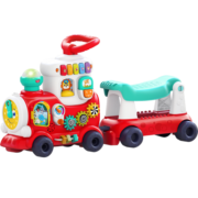 汇乐玩具小火车益智玩具婴儿学步车男女孩儿童滑行车1-3岁周岁圣诞节礼物