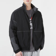 adidas 阿迪达斯 夹克男装立领宽松夹克外套HD0077