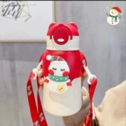 圣诞款保温杯500ml大容量