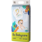 bc babycare纸尿裤Air pro弱酸超薄透气婴儿拉拉裤男女宝宝专用尿不湿  纸尿裤-L码36片/包