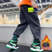 金冠品质 男童加绒牛仔裤110-170cm