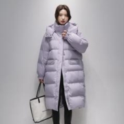 雪中飞 女式时尚休闲羽绒服连帽防风袖加厚保暖羽绒服女