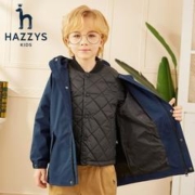 寒潮来了：HAZZYS 哈吉斯 儿童可拆卸棉服