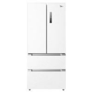 再降价、预售、PLUS会员：Midea 美的 508升 法式四开门双循环 家用冰箱 BCD-508WTPZM(E) 白色