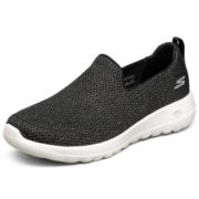 斯凯奇（SKECHERS）时尚浅口单鞋健步鞋124090 黑色/金色BKGD 37