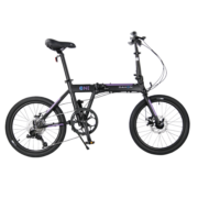 大行（DAHON）K-ONE折叠自行车20英寸9速超轻铝合金碟刹运动单车FKA091 科技黑