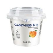 再降价：卡士 CLASSY.KISS 黄桃果粒鲜酪乳 100g*6杯*3件