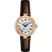 天梭（TISSOT）瑞士手表 小美人系列腕表 皮带机械女表T126.207.36.013.00