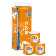 C&S 洁柔 有芯卷纸 4层*180g*10卷