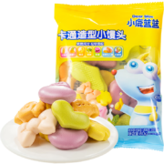 Deer Blue 小鹿蓝蓝 卡通造型小馒头儿童早餐包子馒头速冻面点新鲜果蔬方便速食80g＊5件