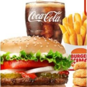 BURGER KING 汉堡王 小皇堡四件套 到店电子兑换券