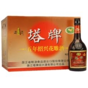 塔牌 绍兴黄酒花雕酒五年陈600ml*12瓶（共7.2L）半干型 整箱装