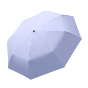 美度（MAYDU）全自动太阳伞女三折遮阳伞黑胶防晒防紫外线晴雨伞两用折叠伞 熏衣紫
