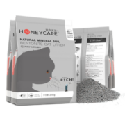 HONEYCARE好命天生活性炭膨润土猫砂10kg/箱 小颗粒易结团无尘 国产猫沙