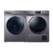 海尔（Haier）洗烘套装 10Kg滚筒洗衣机全自动+热泵烘干机家用组合 香薰智投 除菌祛螨 EG100PRO6S+GBN100-6365699元 (券后省200,月销1w+)