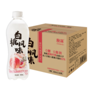 秋林气泡水苏打水 白桃味450ml*12瓶0糖0脂无糖饮料 富含膳食纤维