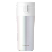 乐扣乐扣（LOCK&LOCK） 鎏金弹跳配茶网316不锈钢外带保温杯 LHC3280WHT-360ml白