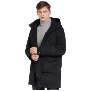 雪中飞中长款羽绒服男冬季