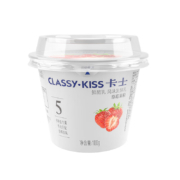 CLASSY·KISS 卡士 CLASSY.KISS 草莓果粒鲜酪乳 100g*6杯*3件